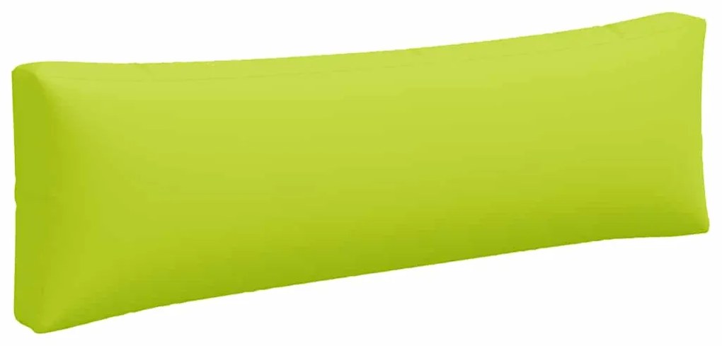 Almofadões para móveis de paletes 3 pcs tecido verde brilhante