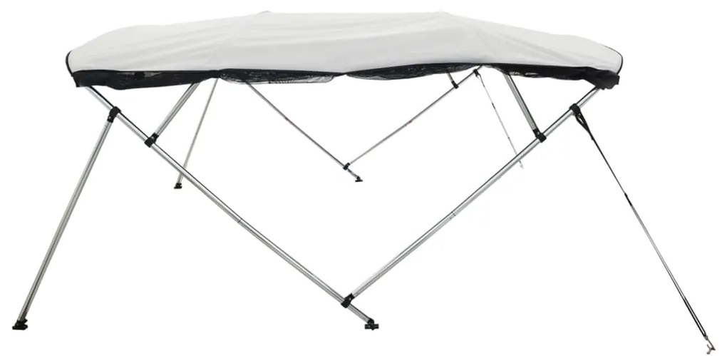 Toldo 4 arcos Bimini paredes malha laterais 243x(200-213)x137cm