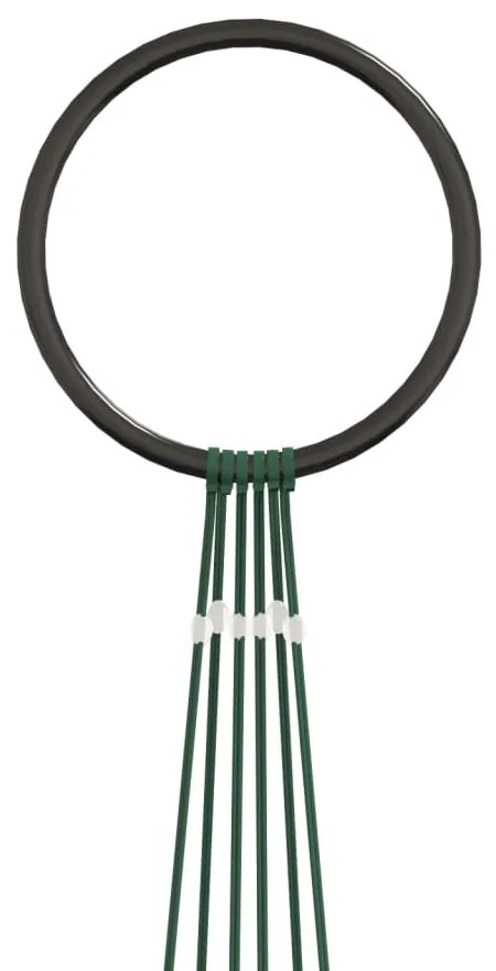 Árvore de Natal mastro de bandeira 108 LEDs 180cm branco quente