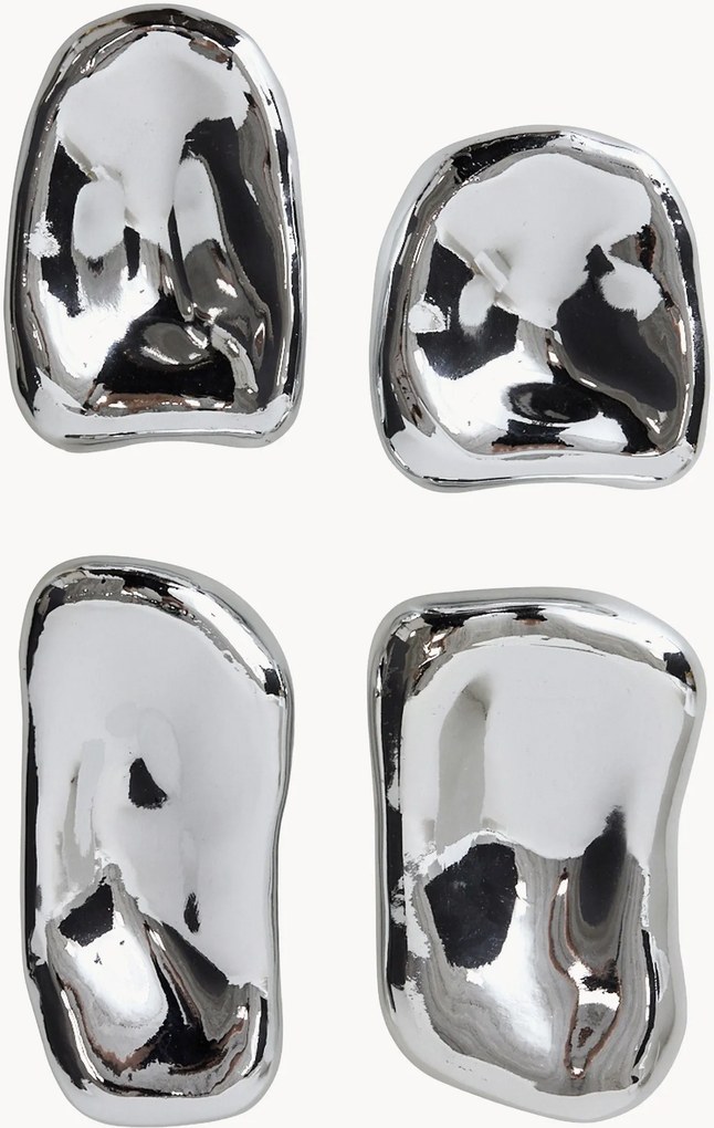 Objetos decorativos em vidro Stones, conjunto de 4