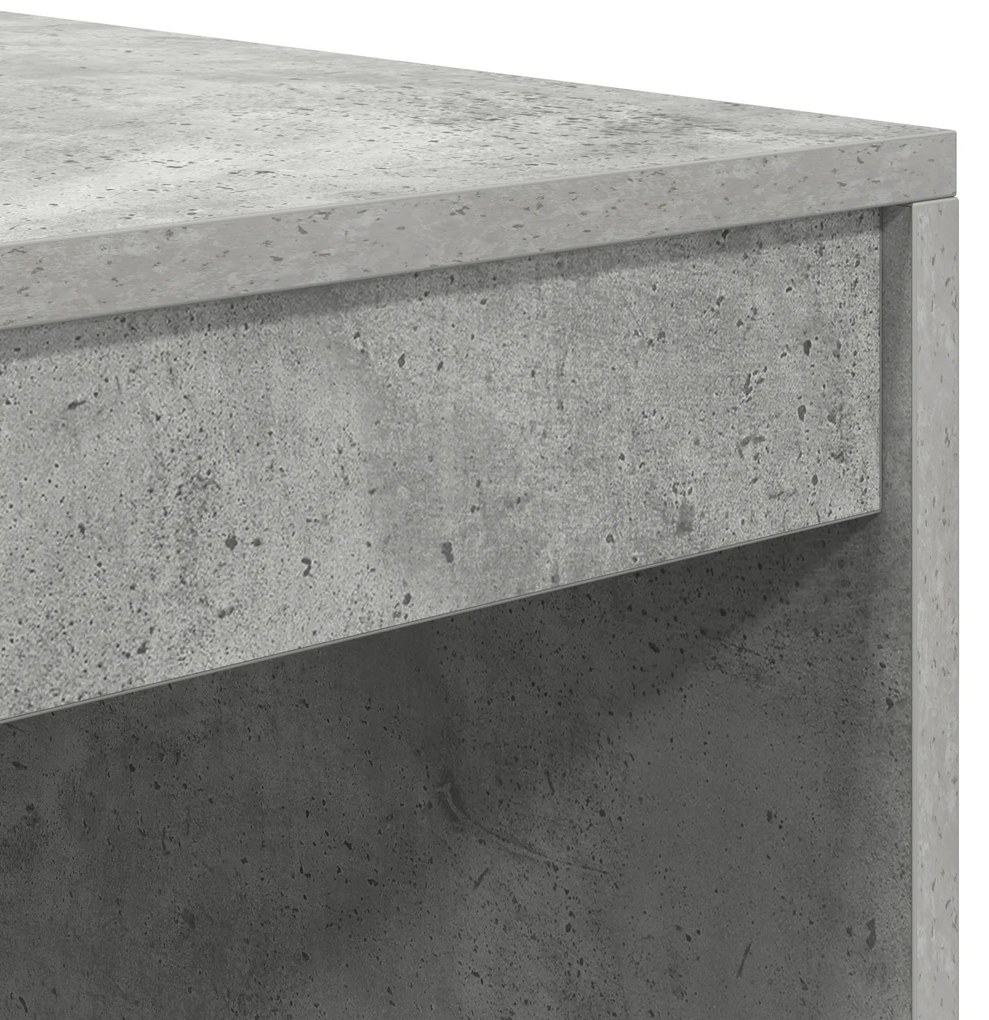 Escrivaninha Cinza-Concreto MDF 100 x 50 x 76 cm Escrivaninha