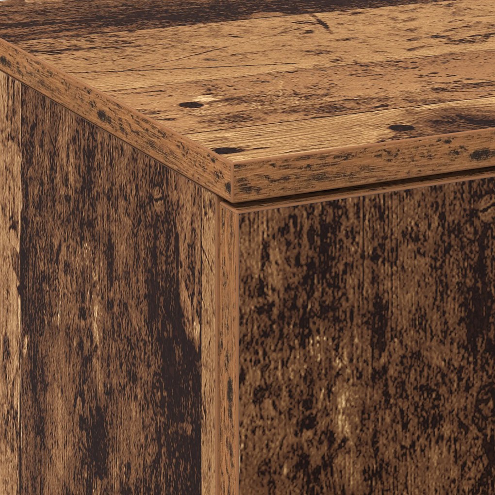 Highboard Madeira Velha 70x35x180 cm Madeira Engenharia