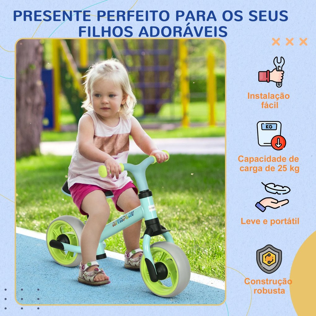 AIYAPLAY Bicicleta sem Pedais para Crianças de 18-48 Meses Bicicleta d