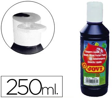 Guache Liquido Jovi 250 Ml -Preto