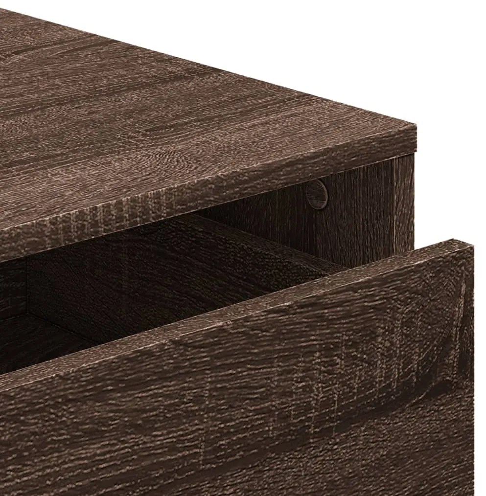 Cómoda com 4 Gavetas - 40x41x76 cm - derivados de madeira - carvalho c