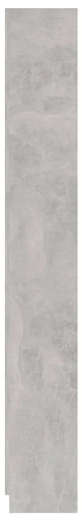 Estante 5 prateleiras 60x24x175 derivados madeira cinza cimento