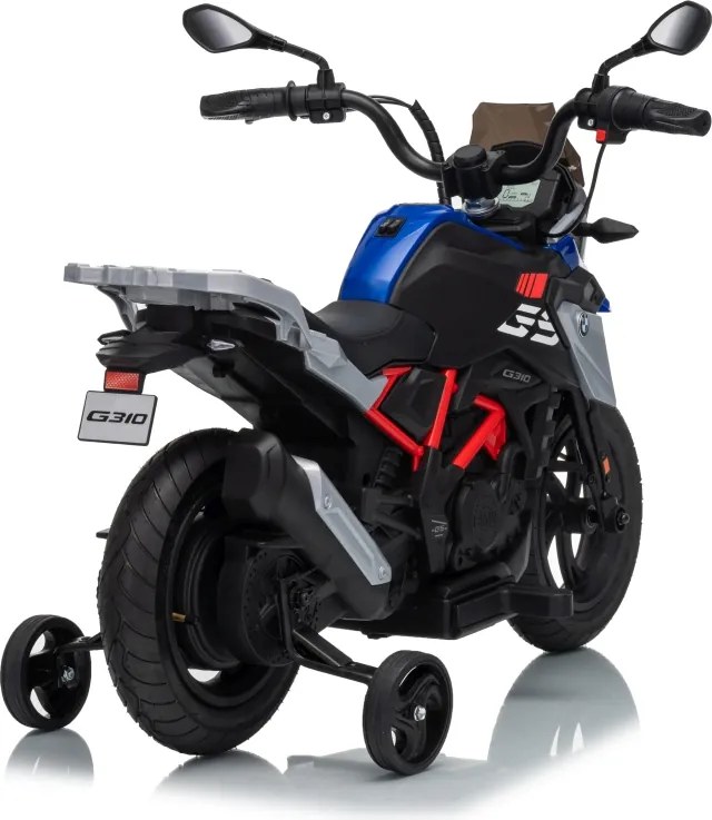 Mota eletrica para Crianças 2 a 5 anos 12V BMW G310GS Rodas EVA, Azul