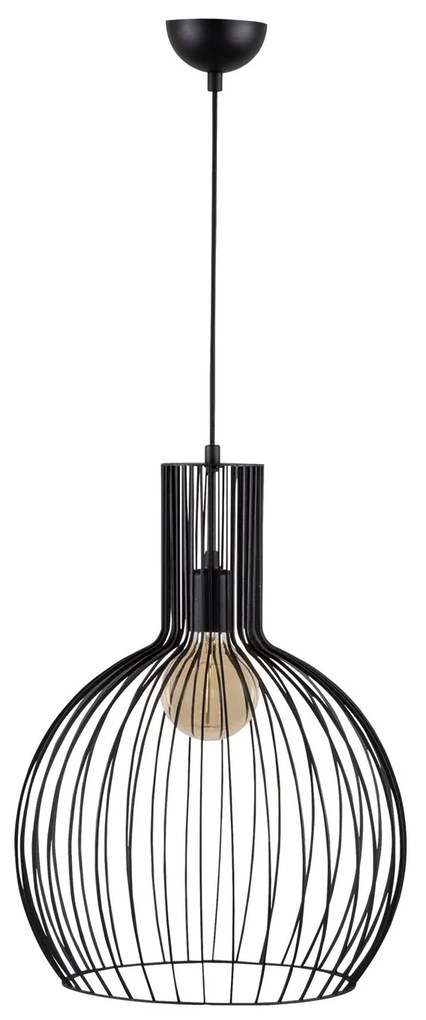 Chandelier Fellini – Preto – 38 cm x 146 cm