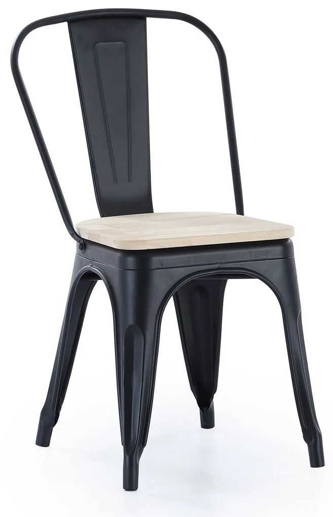 Cadeira Tolix (metal + Roble | Não personalizável)