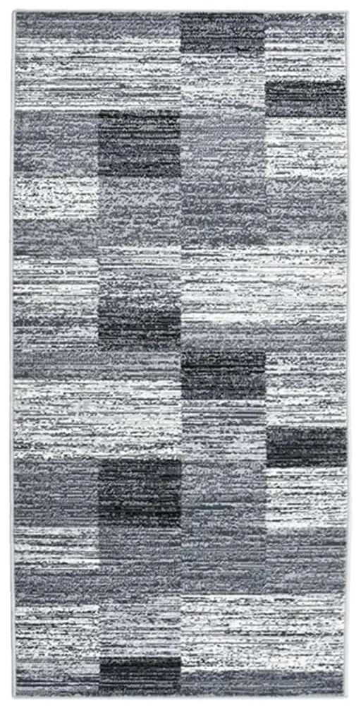 vidaXL Passadeira 100x200 cm polipropileno cinzento