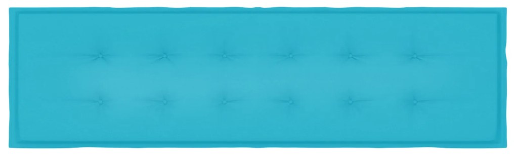 Capa de Banco de Jardim - Turquesa, 180x50x4 cm, Tecido Oxford