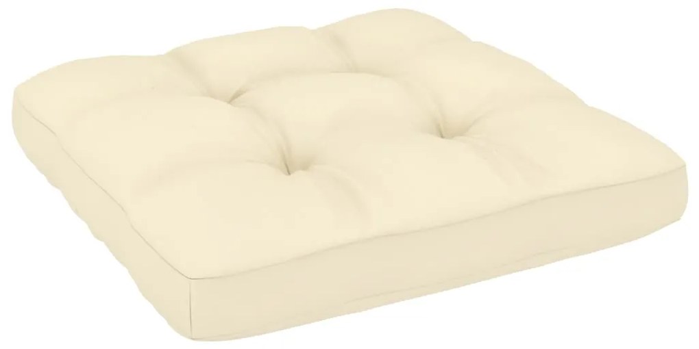 3 pcs conjunto lounge de jardim c/ almofadões pinho maciço