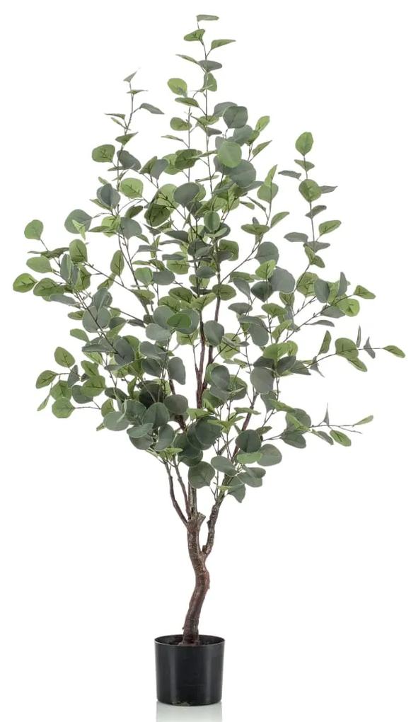 431033 Emerald Árvore artificial eucalipto em vaso 120 cm