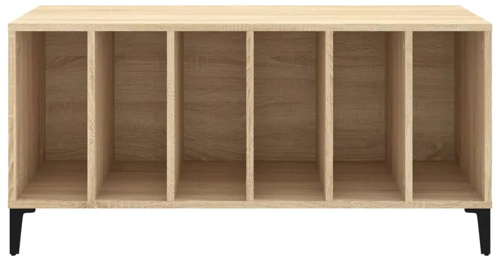 Armário p/ discos 100x38x48cm derivados madeira carvalho sonoma