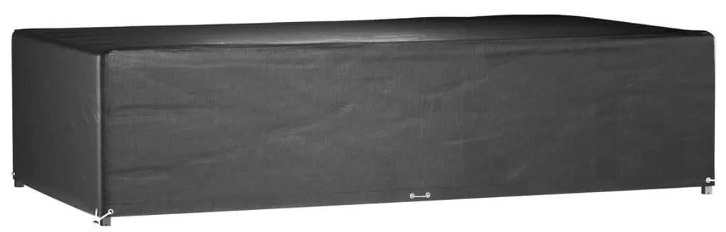 Capas p/ mobília jardim 2 pcs 12 ilhós 315x160x75 cm retangular