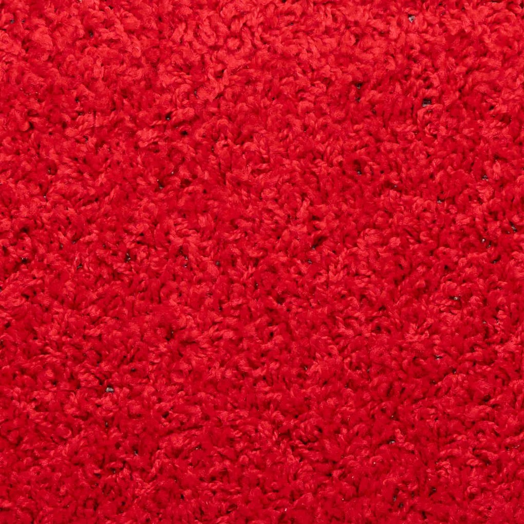 Tapetes de escadas 20 pcs 65x21x4 cm vermelho