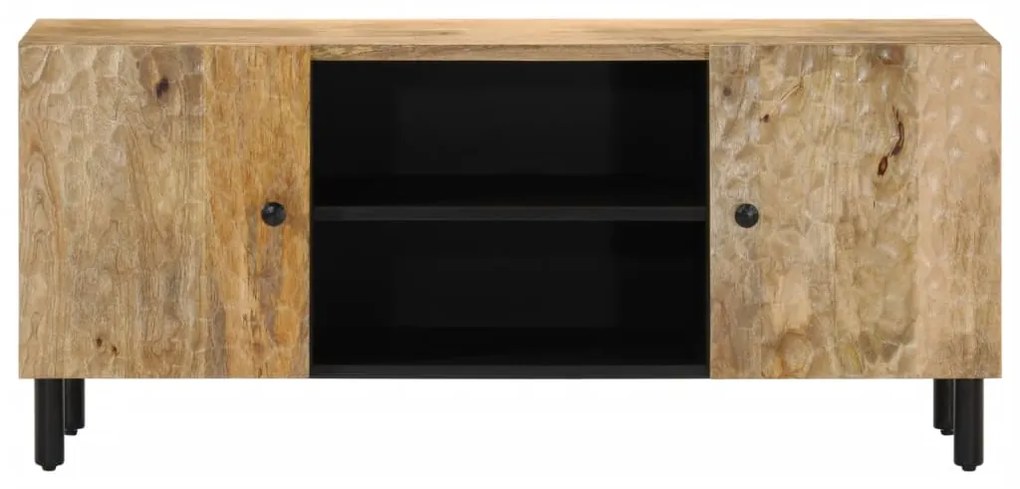 Móvel de TV 105x33x46 cm madeira de mangueira maciça