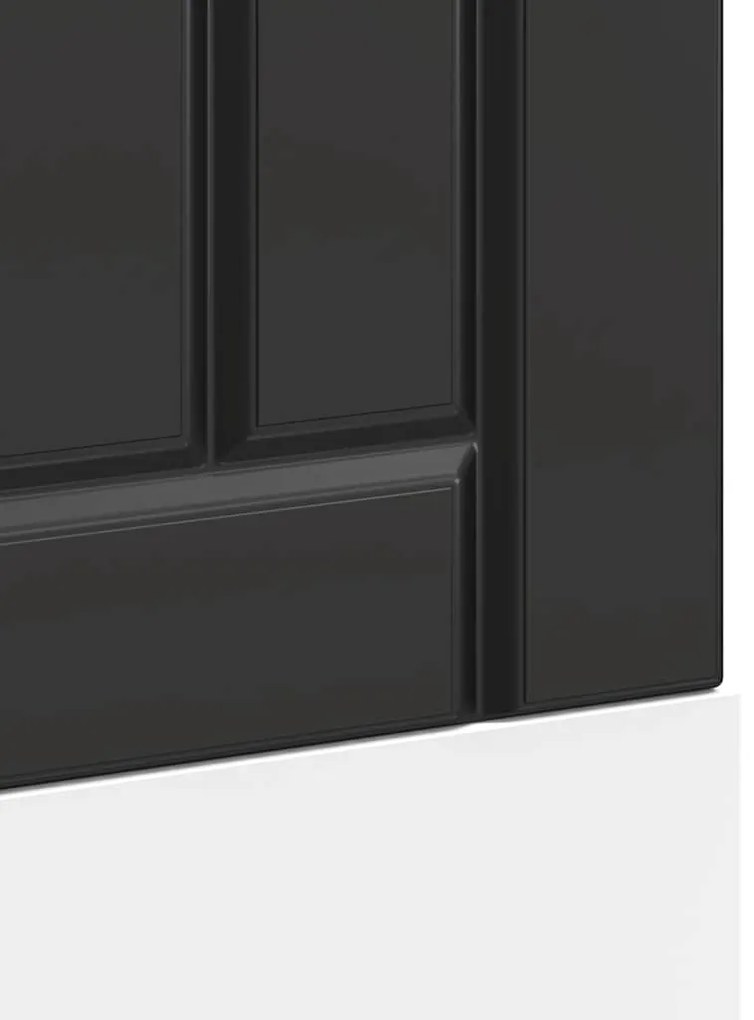 Painel máquina lavar louça Lucca preto derivados de madeira