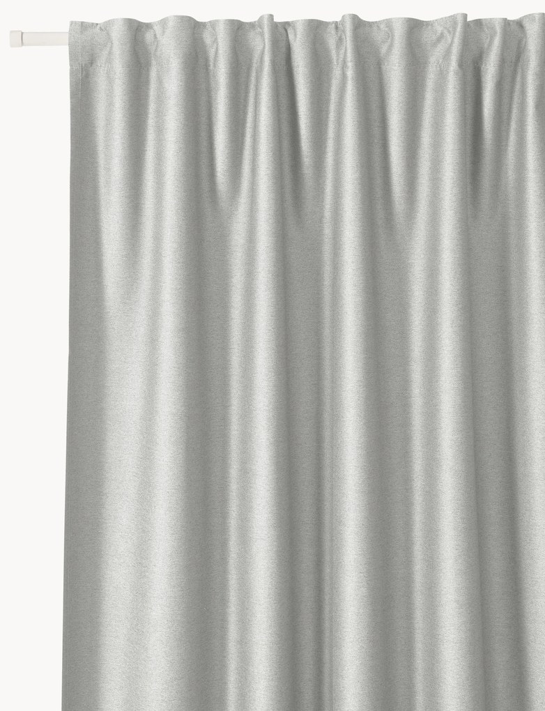 Cortinas blackout com multi-banda Asher, conjunto de 2