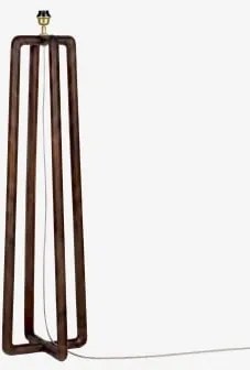 Base Para Candeeiro De Pé 130 Cm Em Madeira De Manga Lureva Madeira De Cabo Escuro - Sklum