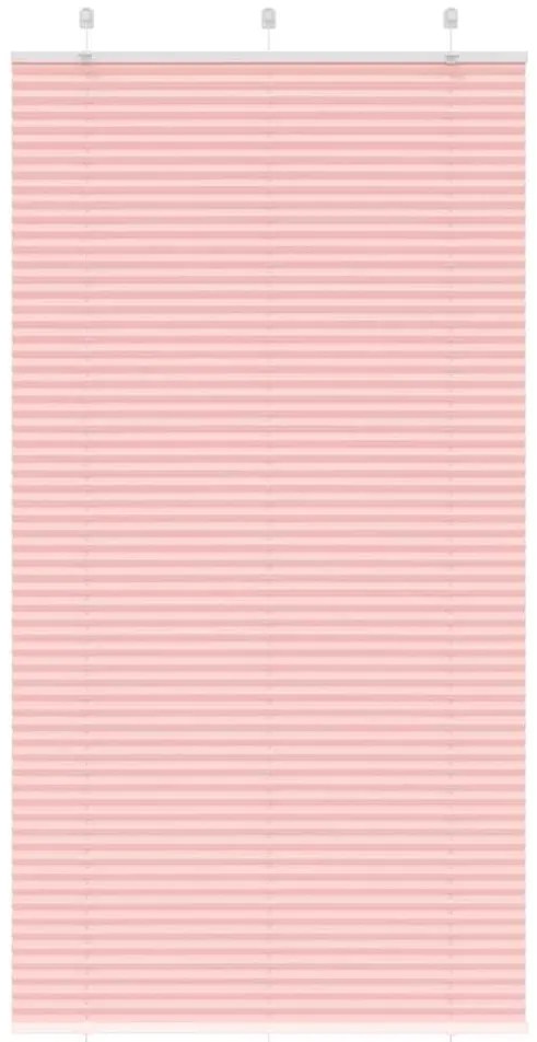 Rosa Plissada Cega 110x200 cm Largura Tecido 109,4cm Poliéster