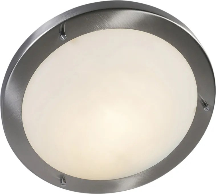 Candeeiro de teto moderno em aço 31 cm IP44 - Yuma