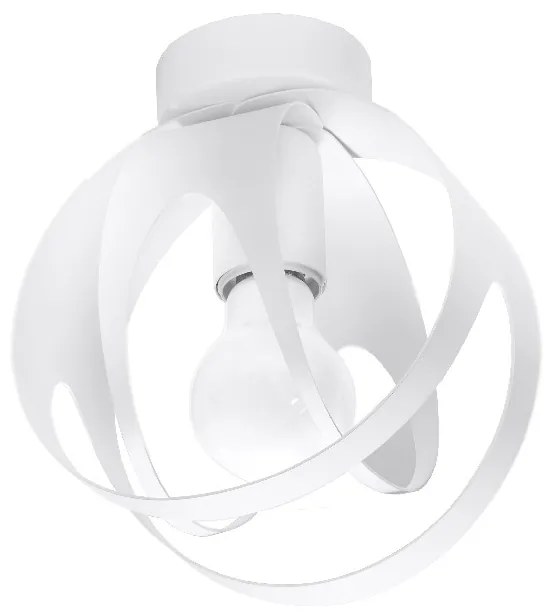 Aplique Candeeiro de Teto em AÇO TULOS 1 Lampâda Branco