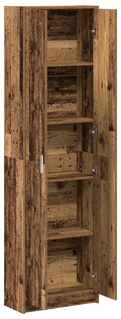 Guarda-roupa Madeira Antiga 55x25x189 cm Madeira Engenheirada