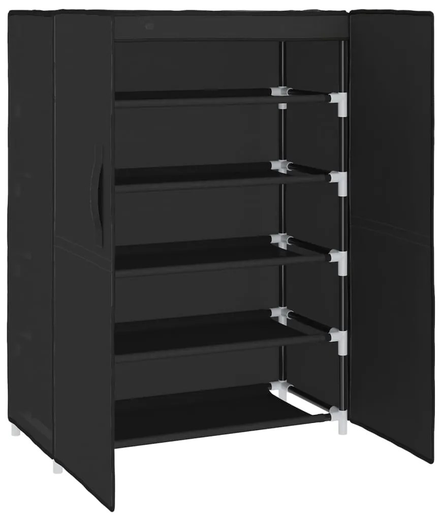 Sapateira 60x28x90 cm tecido preto