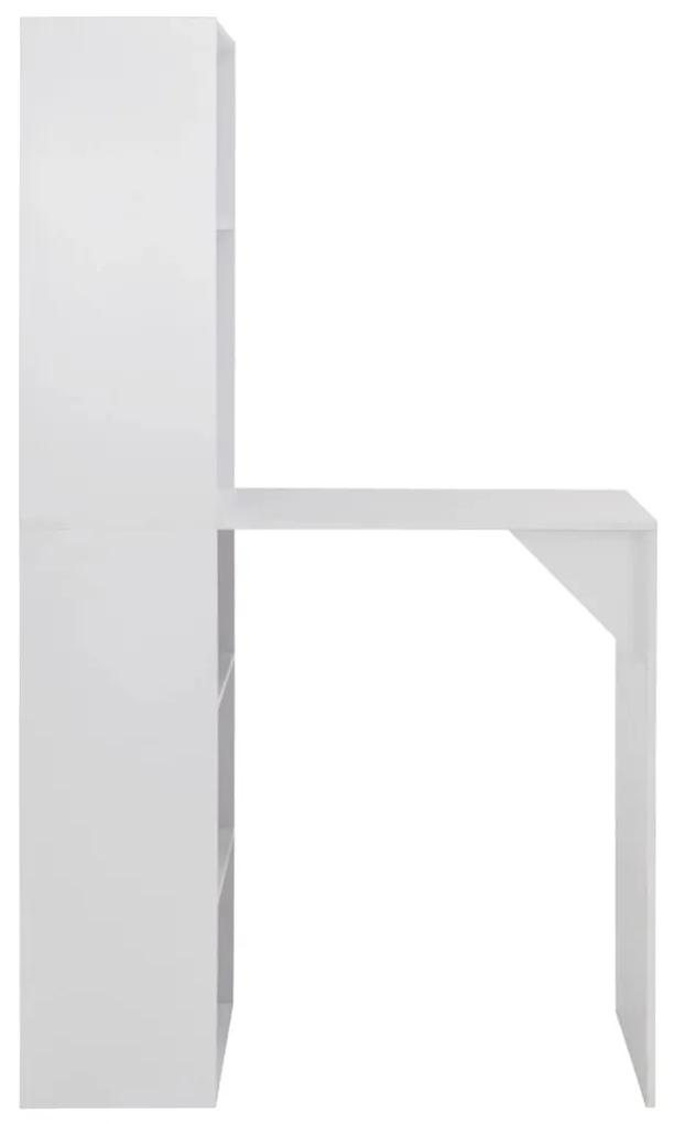 Mesa de bar com armário 115x59x200 cm branco