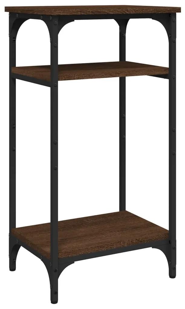 Mesa de apoio 40x30x75 cm derivados madeira carvalho castanho