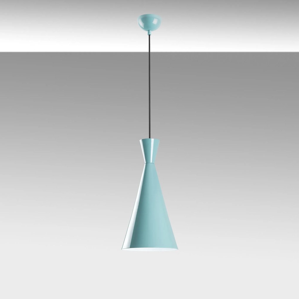 Candeeiro de Teto Tom – Turquesa – Ø19 h:37 cm