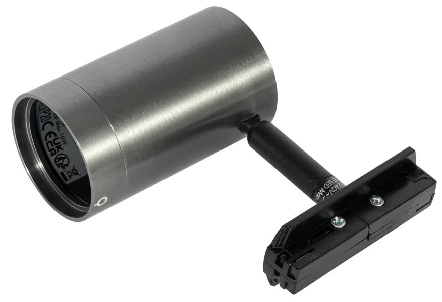 Projetores Modernos Gunmetal para Sistema de Trilho Monofásico - Iconic Jeana