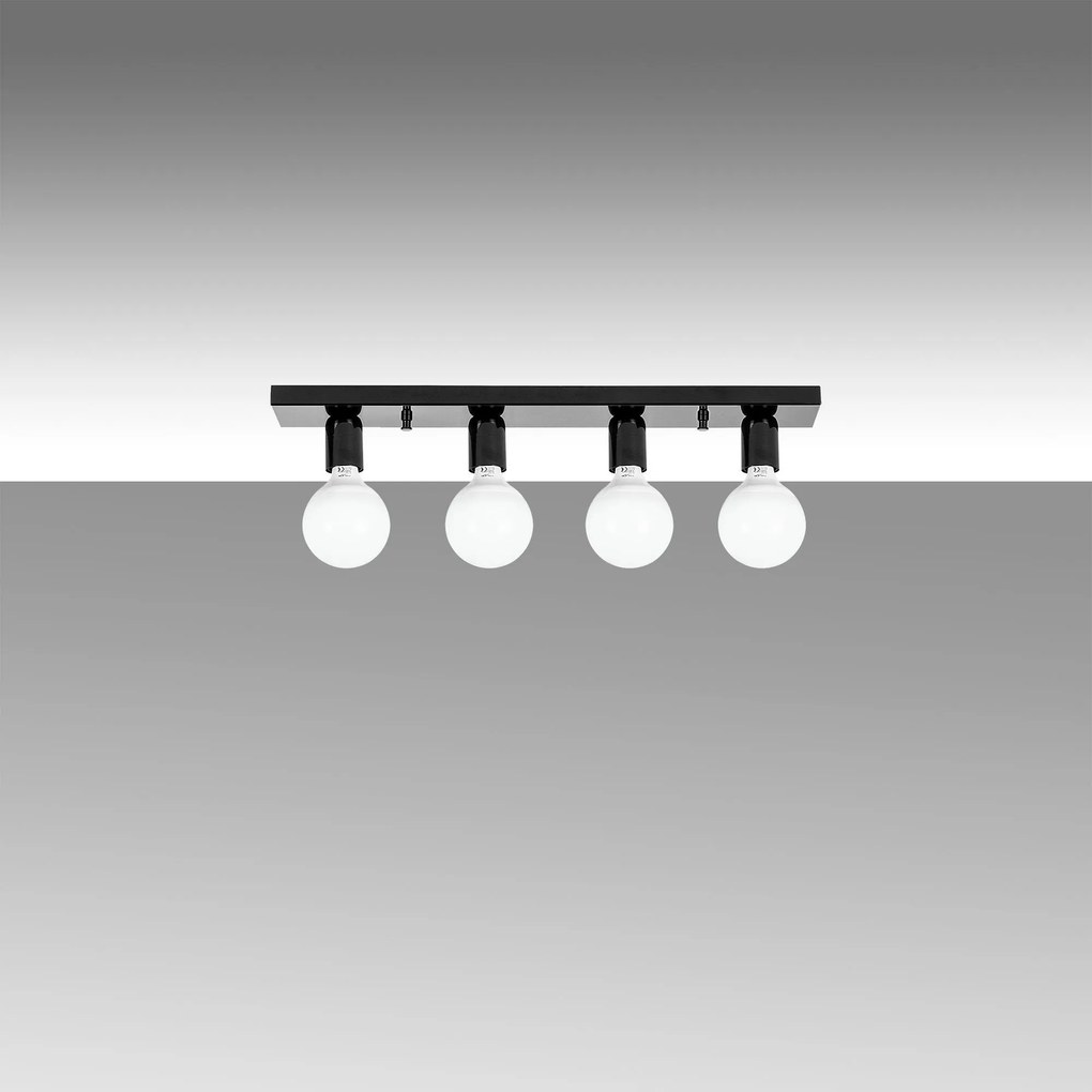 Chandelier Mirro – Preto e Branco – 60 x 10 x 10 cm