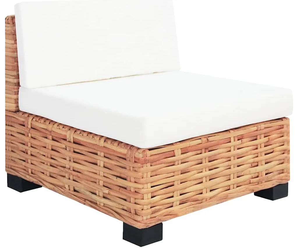 Conjunto de sofás 14 pcs vime genuíno