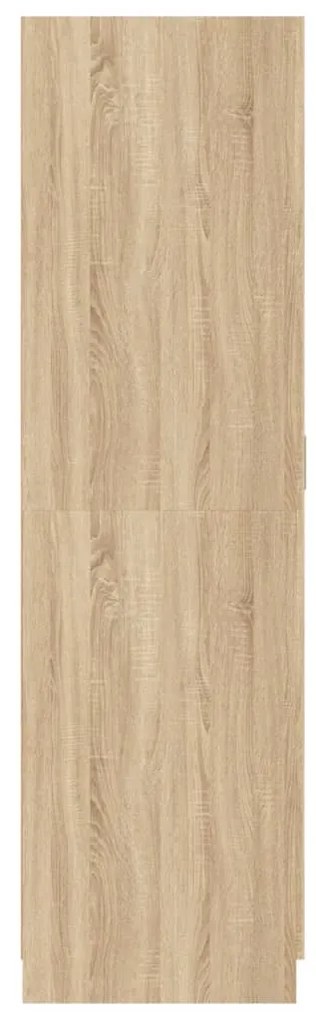 Roupeiro 80x52x180 cm derivados de madeira carvalho sonoma