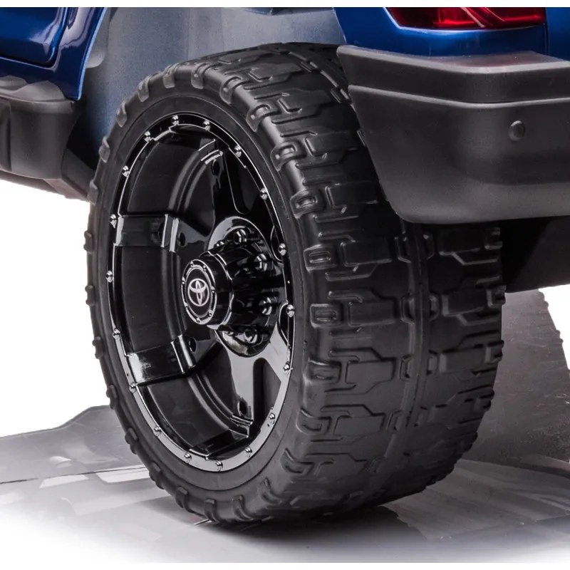 TOYOTA HILUX Carro Elétrico Infantil 24V 2 Lugares C/ MP4 Azul