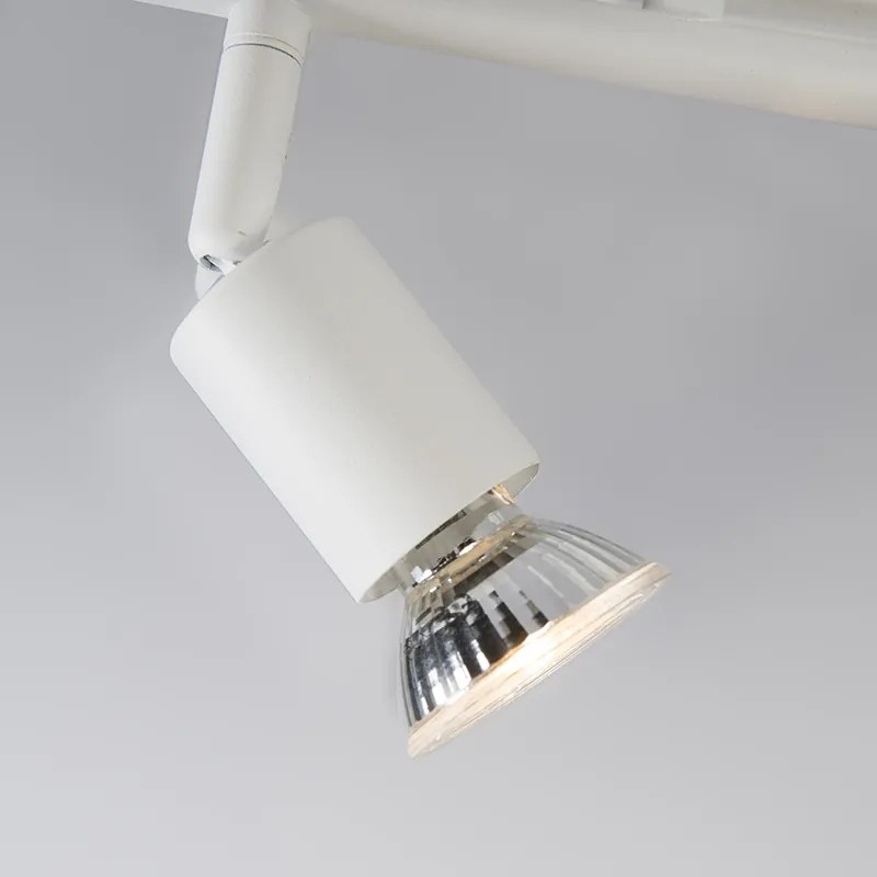 Projetores modernos brancos inclináveis 2-luzes - Jeany Moderno