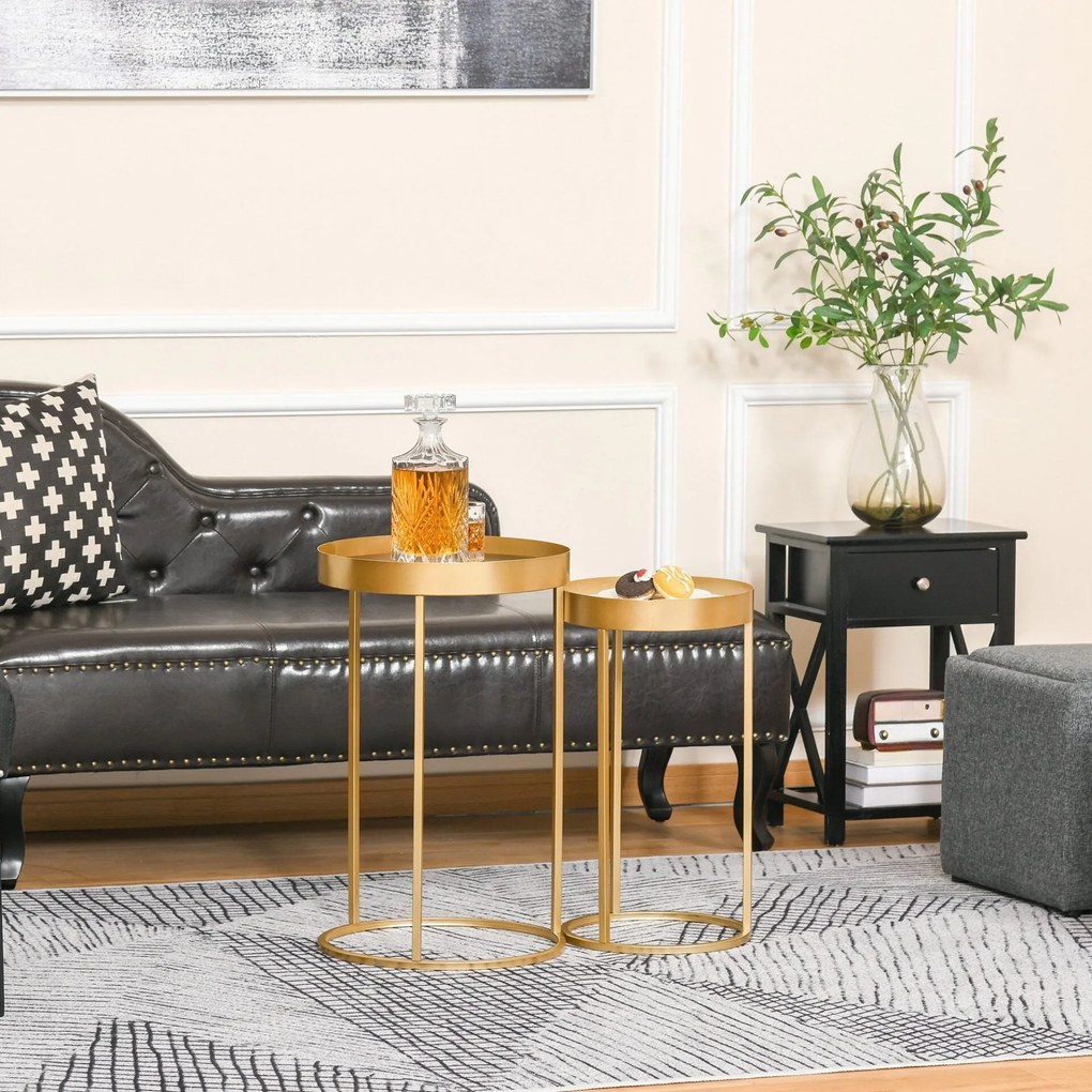 Conjunto de 2 Mesas de Centro Light - Design Moderno