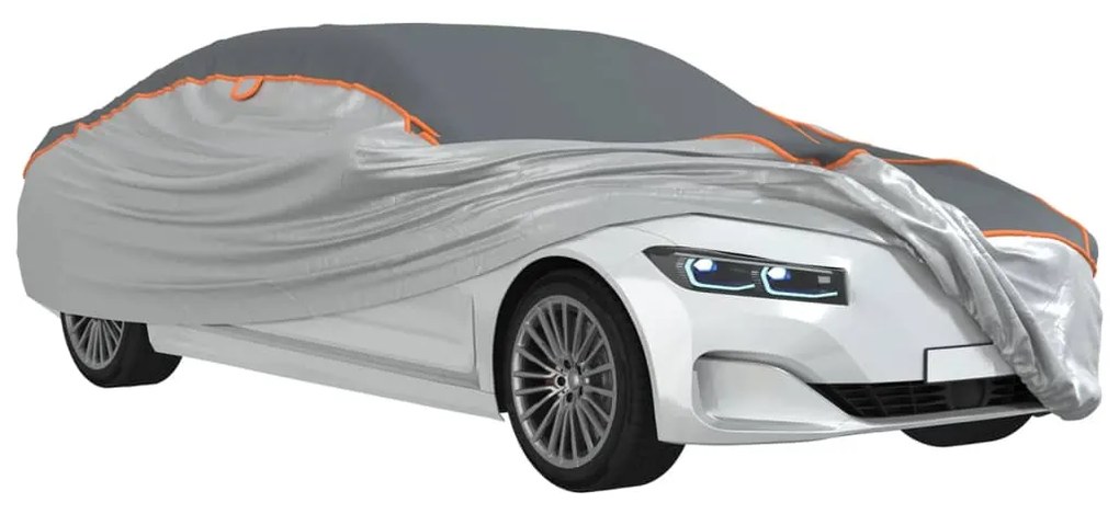 Cobertura carro p/ Sedan proteção de granizo XXL cinza/prateado