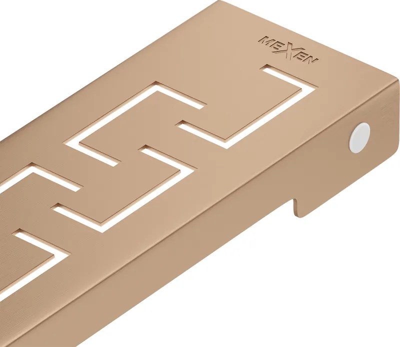 Mexen Flat M15 tampa para ralo linear 70 cm, cobre escovado - 1C24070
