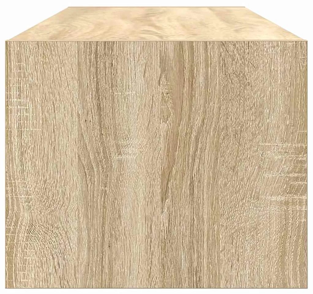 Estante de TV vidaXL Carvalho Sonoma 100x31x25,5 cm Madeira engenheira