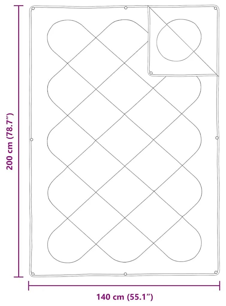 Colchas &amp; Edredons Branco 140 x 200 cm Microfibra