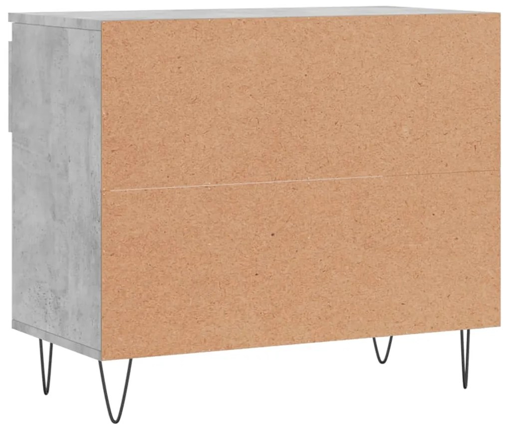 Sapateira 70x36x60 cm derivados de madeira cinzento cimento