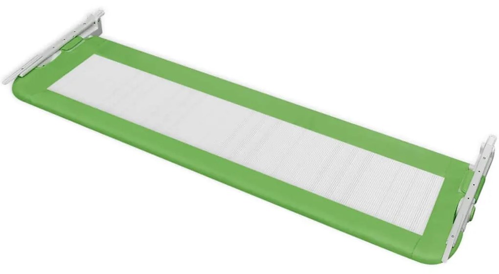 Barra de segurança para cama de criança 2 pcs 150x42 cm verde