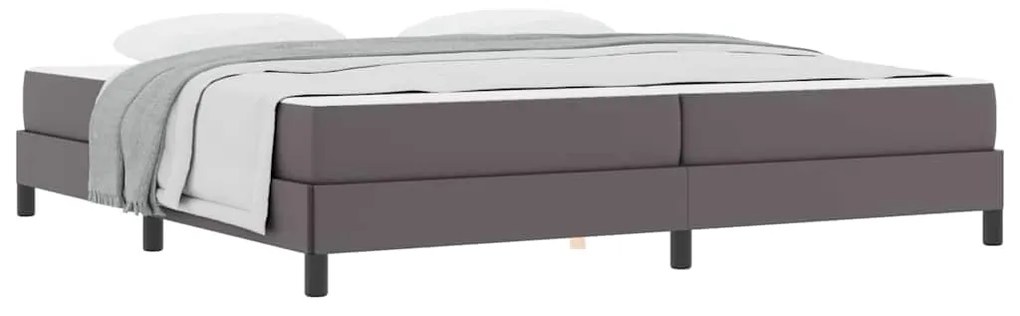 Cama Outros Cinzeto 200 x 200 cm Couro sintético