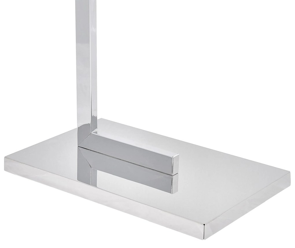 Toalheiro prateado 45 x 86 cm SELVA Beliani