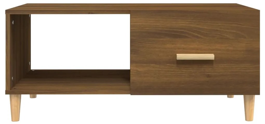 Mesa centro 89,5x50x40 cm madeira processada carvalho castanho