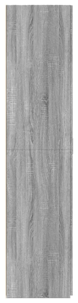 Armário alto 80x42,5x185 cm deriv. de madeira sonoma cinza