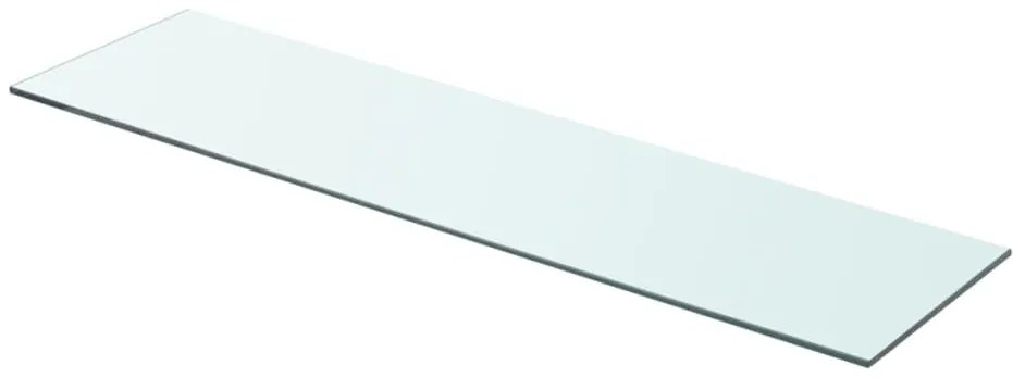 Prateleiras 2 pcs 80x20 cm vidro transparente